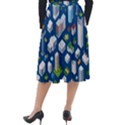 Isometric-seamless-pattern-megapolis Classic Velour Midi Skirt  View2