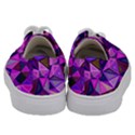 Triangular-shapes-background Kids  Low Top Canvas Sneakers View4