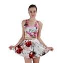 Ladybugs-pattern-texture-watercolor Mini Skirt View1