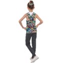 Cartoon-cute-doodles-hand-drawn-auto-service-seamless-pattern Kids  Sleeveless Hoodie View2