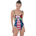 Fiola Wall Tie Strap One Piece Swimsuit View1