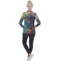 Flower Dna Casual Zip Up Jacket View2