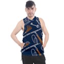 Chains seamless pattern Men s Sleeveless Hoodie View1