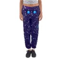 Realistic night sky poster with constellations Women s Jogger Sweatpants View1