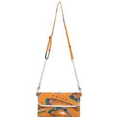 Seamless Pattern With Taco Mini Crossbody Handbag