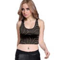 Vintage Etchnic Print Racer Back Crop Top View1