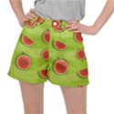 Seamless background with watermelon slices Ripstop Shorts View1