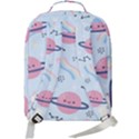 Cute planet space seamless pattern background Double Compartment Backpack View3