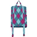Argyle pattern seamless fabric texture background classic argill ornament Buckle Everyday Backpack View3