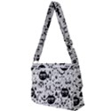 Cute Cat Faces Pattern Full Print Messenger Bag (S) View2