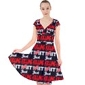 Just Killing It - Silly Toilet Stool Rocket Man Cap Sleeve Front Wrap Midi Dress View1