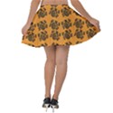 Inka Cultur Animal - Animals And Occult Religion Velvet Skater Skirt View2