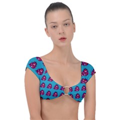 Little Devil Baby - Cute And Evil Baby Demon Cap Sleeve Ring Bikini Top