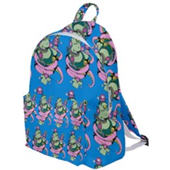 Monster And Cute Monsters Fight With Snake And Cyclops The Plain Backpack by DinzDas