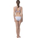 Adorable seamless cat head pattern01 Classic Banded Bikini Top View2