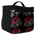 Middle Ages Knight With Morning Star And Horse Make Up Travel Bag (Small) View1