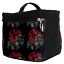 Middle Ages Knight With Morning Star And Horse Make Up Travel Bag (Small) View2