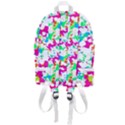 Bright Multicolored Abstract Print Zip Bottom Backpack View3