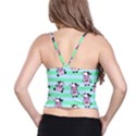 Cow Pattern Spaghetti Strap Bra Top View2