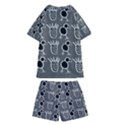 Njhb Vectorized Kids  Swim Tee and Shorts Set View2