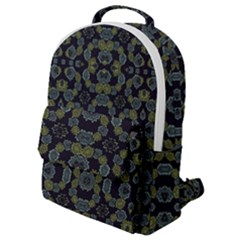 Modern Ornate Stylized Motif Print Flap Pocket Backpack (small) by dflcprintsclothing