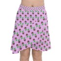 Headphones Girl Pink Chiffon Wrap Front Skirt View1