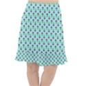Headphones Girl Aqua Fishtail Chiffon Skirt View1