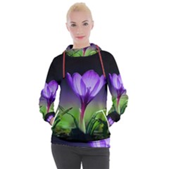 Floral Nature Women s Hooded Pullover