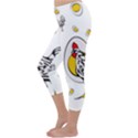 Roseanne Chicken, Retro Chickens Capri Winter Leggings  View2