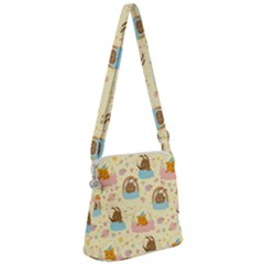 I Am Sleepy Zipper Messenger Bag