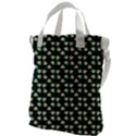 Darla Teal Canvas Messenger Bag View1