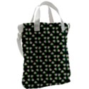 Darla Teal Canvas Messenger Bag View2