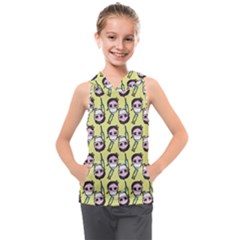Doctor Pattern Kids  Sleeveless Hoodie