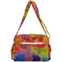 Colorful watercolors texture                                                 Buckle Multifunction Bag View3