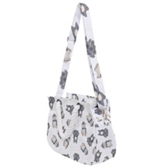 Cute Seamless Pattern With Koala Panda Bear Rope Handles Shoulder Strap Bag by Amaryn4rt