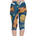 Missile Pattern Velvet Capri Leggings  View2