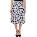 Black And White Ethnic Print Classic Midi Skirt View1