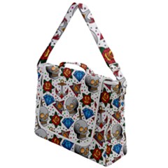 Full Color Flash Tattoo Patterns Box Up Messenger Bag by Amaryn4rt