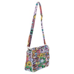 Menton Old Town France Shoulder Bag With Back Zipper