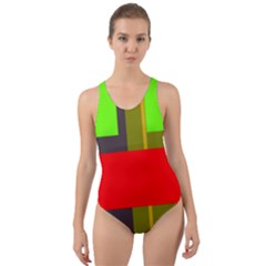 Serippy Cut-out Back One Piece Swimsuit