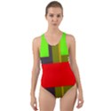 SERIPPY Cut-Out Back One Piece Swimsuit View1