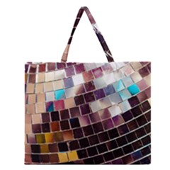 Disco Ball Zipper Large Tote Bag by essentialimage