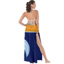 Fish Water Fisherman Maxi Chiffon Tie-Up Sarong View2
