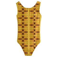 Digital Illusion Kids  Cut-out Back One Piece Swimsuit