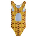 Digital Illusion Kids  Cut-Out Back One Piece Swimsuit View2