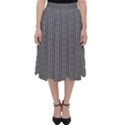 Black And White Triangles Classic Midi Skirt View1