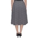 Black And White Triangles Classic Midi Skirt View2