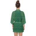 Digital Waves Half Sleeve Chiffon Kimono View2