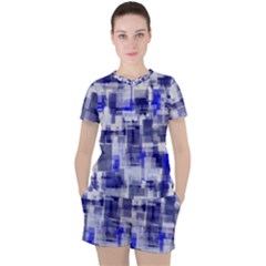 Blockify Women s Tee And Shorts Set