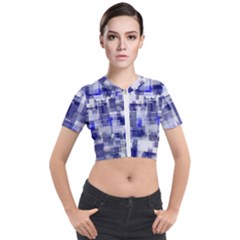 Blockify Short Sleeve Cropped Jacket